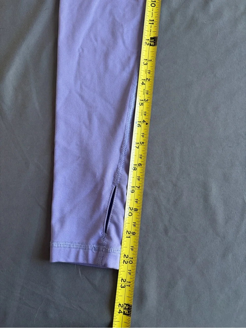 Women’s Lavender Nike Pro Long Sleeve Half Zip Performance Top S
